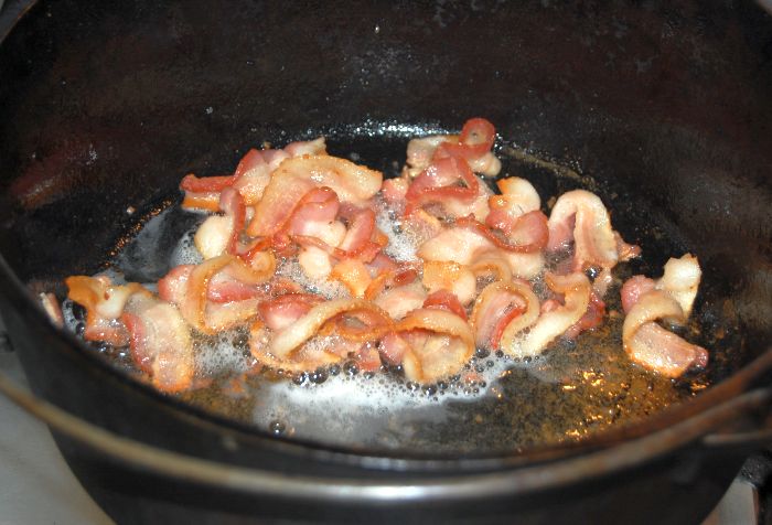 Boeuf Bourguignon bacon