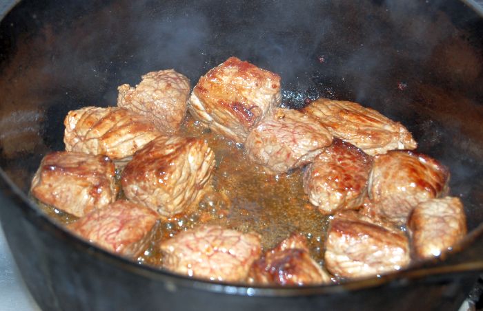 Boeuf Bourguignon meat