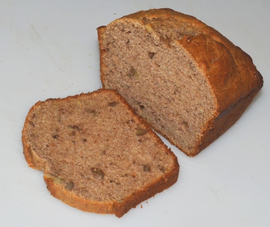 Banana Nut Bread, sliced