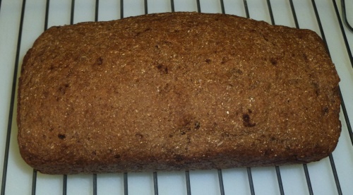 Dark mocha rye bread