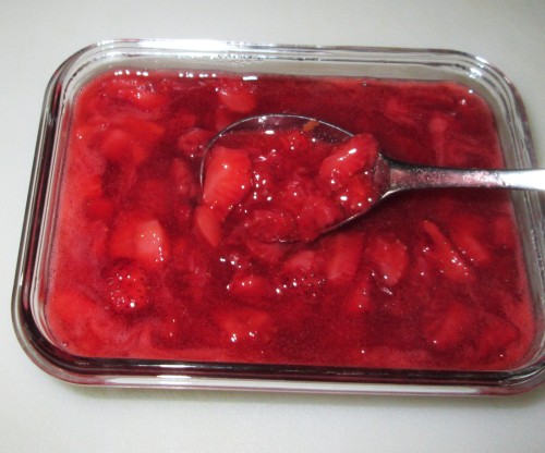 Strawberry topping
