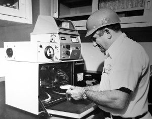 Jeff working in the Dairy Laboratory