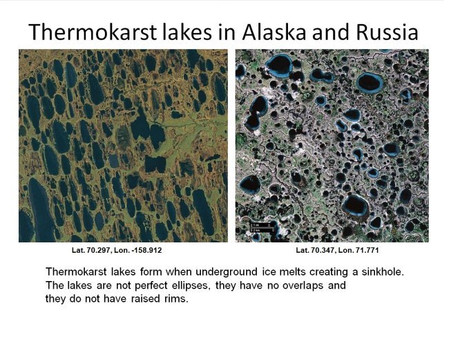 Thermokarst lakes