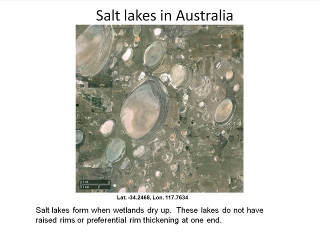 Salt Lakes in Australia