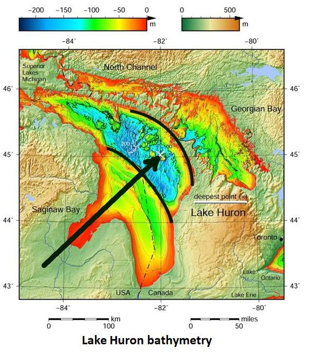 Lake Huron Bathymetry
