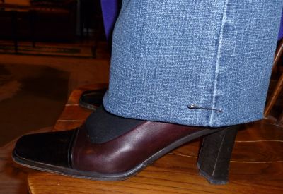 Measuring pant length