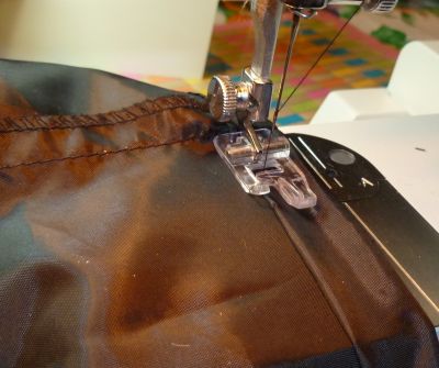 Straight stitching