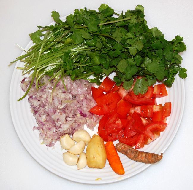 Pakistani Lamb ingredients