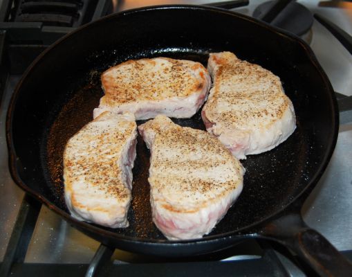 Pork frying