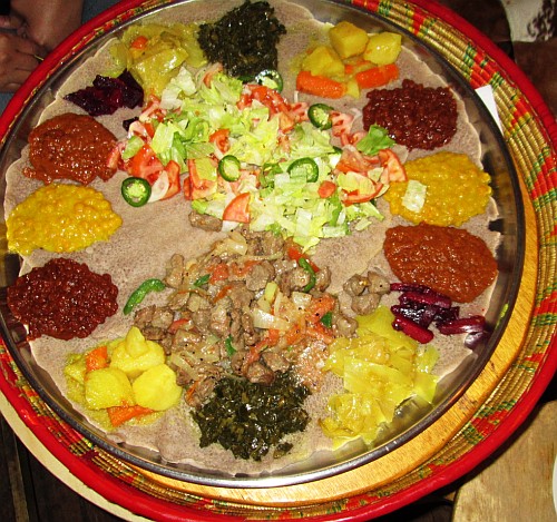 Abyssinia Restaurant serving