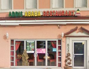 Exterior of the Addis Ababa Restaurant
