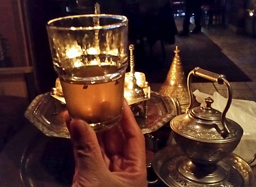 Moroccan mint tea