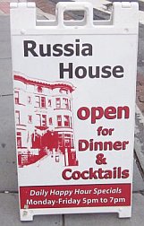Russia House hours