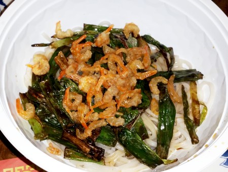 Noodles with dried shrimp