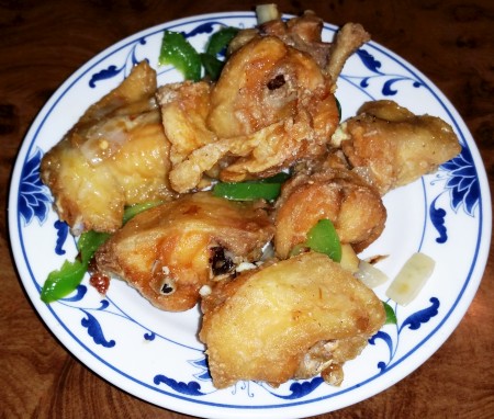 Salty and spicy fried chicken