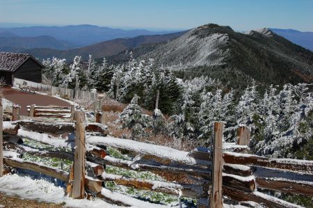 Mount Mitchell view from the top