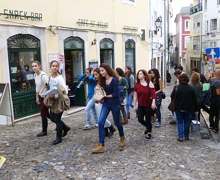 Students in Coimbra, Portugal