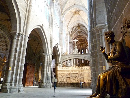 Interior of the Ãvila Cathedral