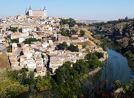 View of Toledo from across the Tagus River