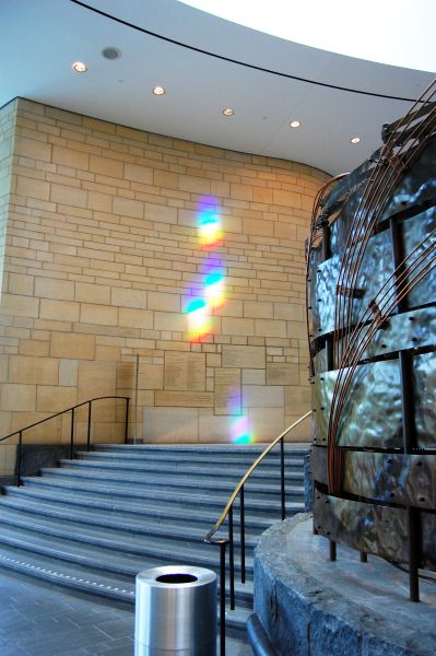 Rainbow projections in the Indian Museum