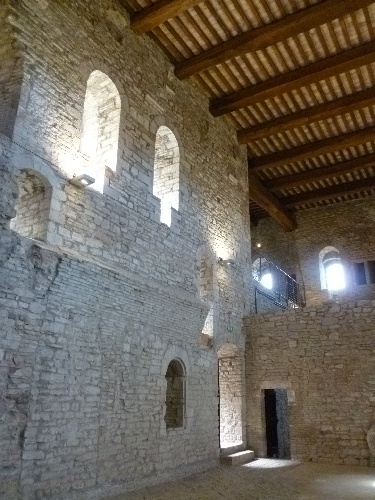 Interior of the castle