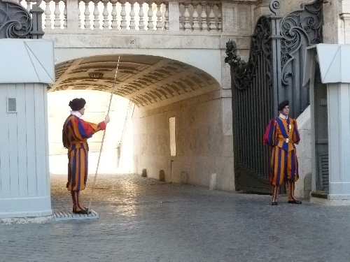 Swiss Guards at the Vatican