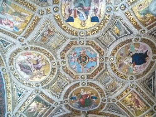Ceiling in the Vatican Museum
