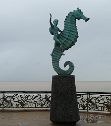 Boy on a seahorse