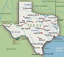Map of Texas
