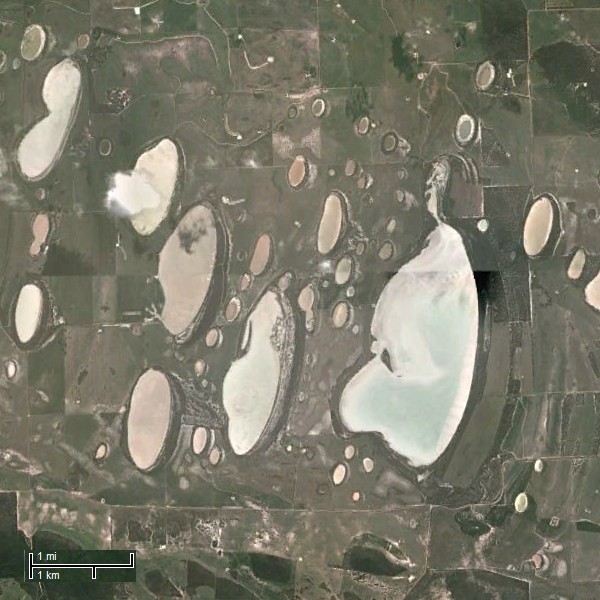 Australian salt lakes