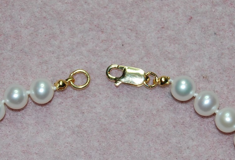 Pearl Necklace clasps