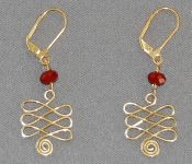 Wire earrings