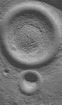 Viscous relaxation of craters