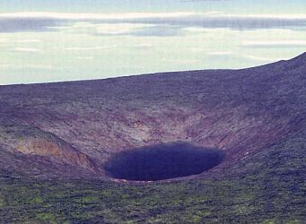 Lake Cheko in Tunguska, Siberia