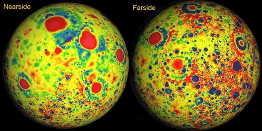 Moon Gravity Map