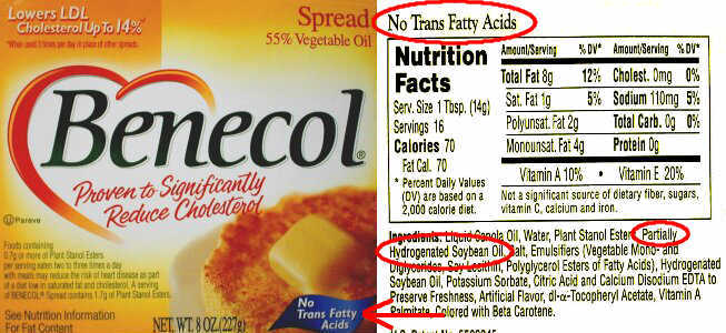 Food Labels Nutrition information and misinformation