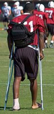 Injured Football Player