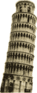 La torre inclinada de Pisa