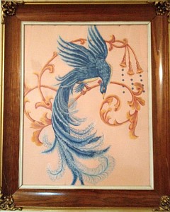 Kimono embroidery