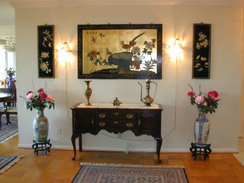 South wall of Living Room