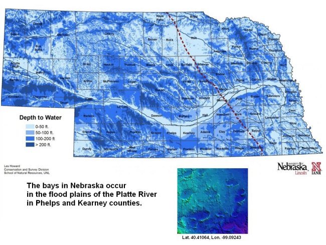 Depth to Water in Nebraska